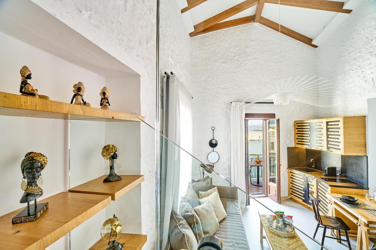 Vista Del Porto Luxury Suites Rethymno Exterior foto